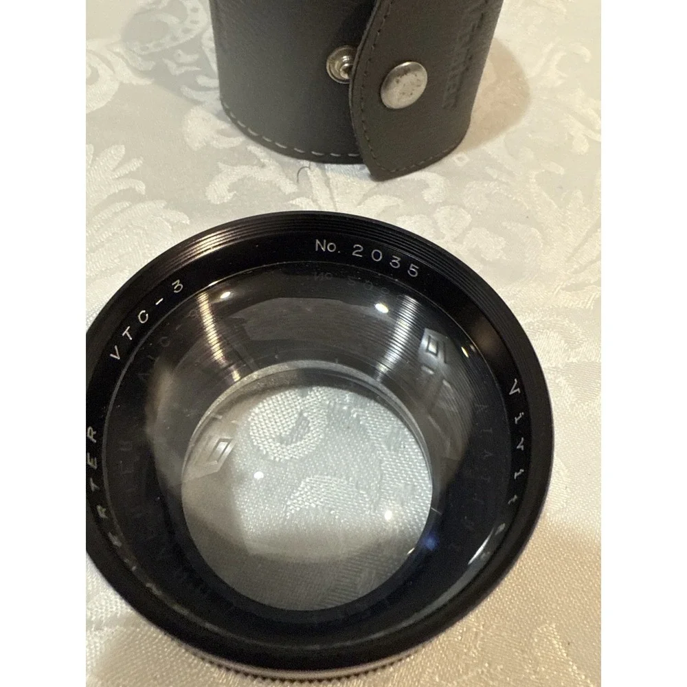 Vivitar Automatic Tele Converter Model 2035 Focusing Camera Lens With Cover